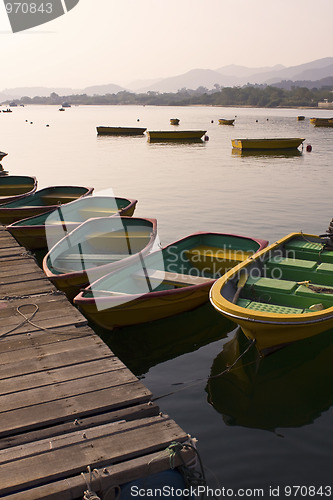 Image of Boats on the lake 