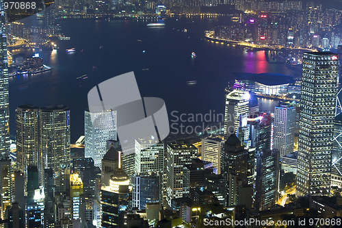 Image of Hong Kong at night