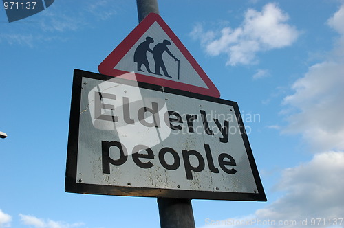 Image of Sign elderly people