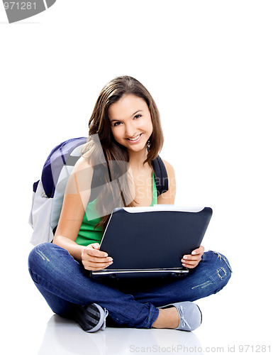 Image of Happy female student