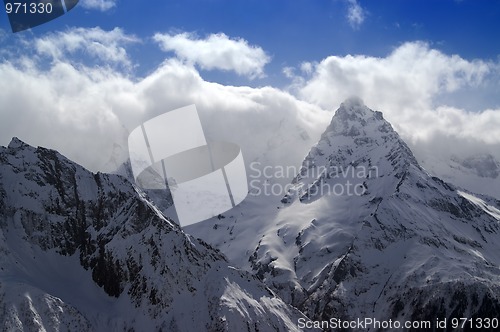 Image of Cloudy Mountains