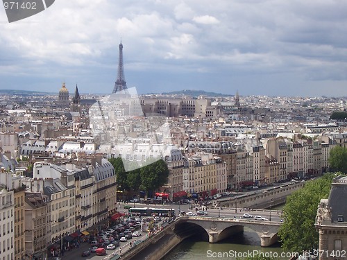 Image of Eiffel Tower and the Seine