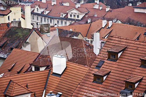 Image of Red roof of buildings