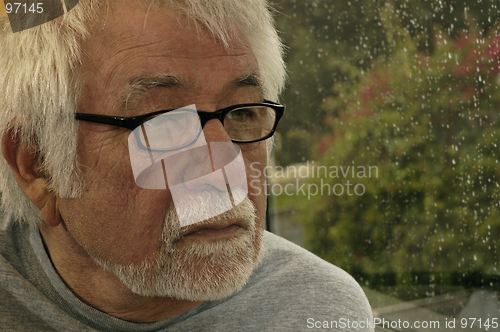 Image of Man Contemplates Life