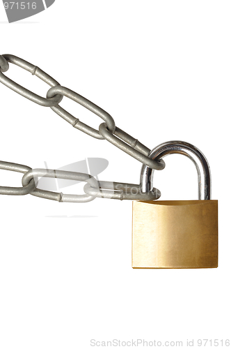 Image of Padlock and Chain