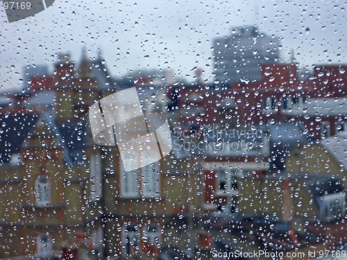 Image of Raindrops on Window