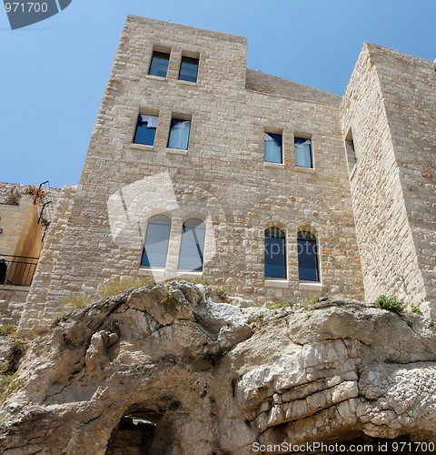 Image of Building on the rock in Old City of Jerusalem