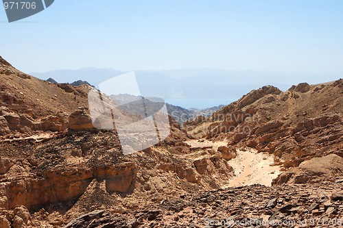 Image of Rocky desert landscape 