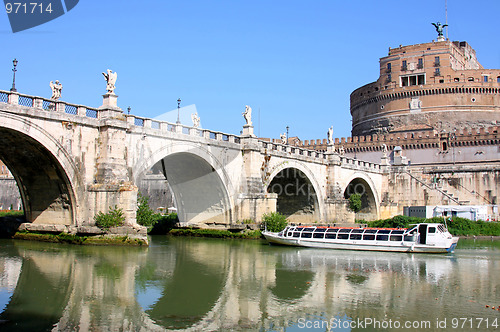 Image of Castel Sant' Angelo in Rome, Italy 