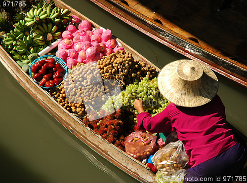 Image of Floating market in Thailand