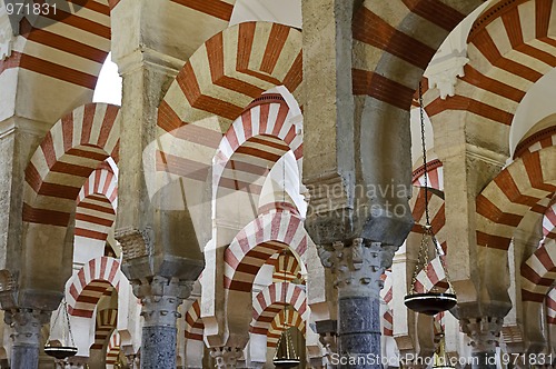 Image of Inside the Mezquita of Cordoba, Spain