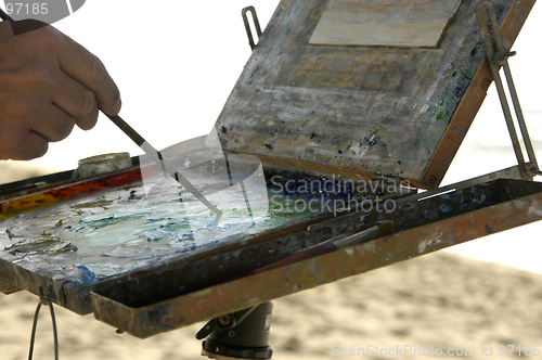 Image of Painting at the Beach