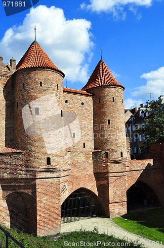 Image of The Barbican, Warsaw, Poland.