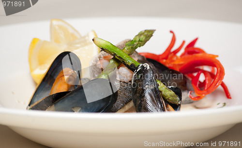 Image of Elegant seafood dish