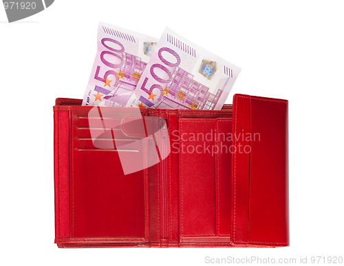 Image of Wallet with euros