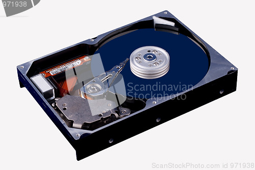 Image of HDD Hard Disk Drive Open  