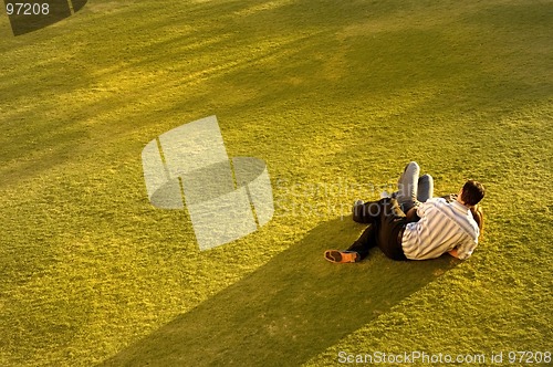 Image of Couple on Grass