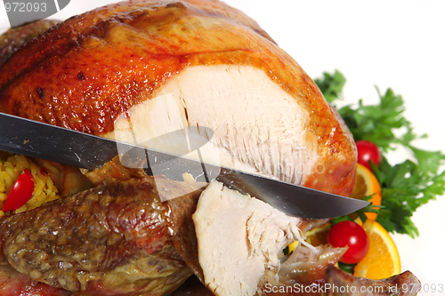 Image of Carving the festive turkey