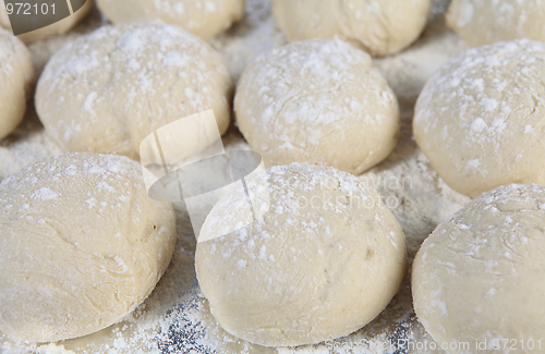 Image of Uncooked bread rolls