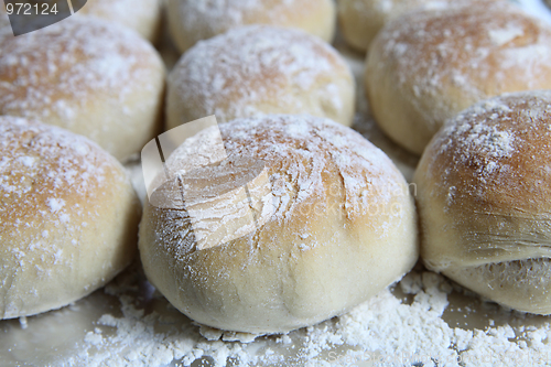 Image of Fresh baked bread rolls