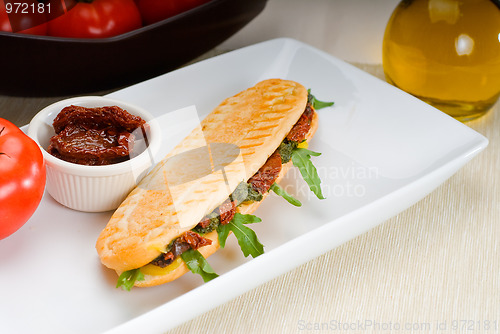 Image of panini sandwich