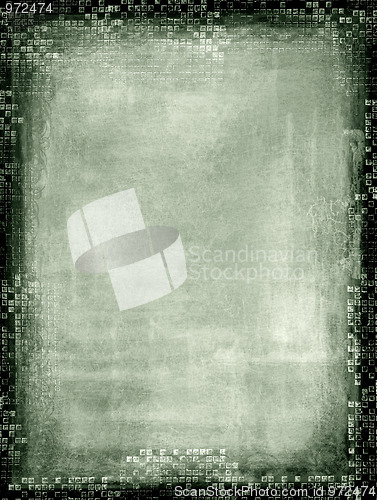 Image of Grunge border and background