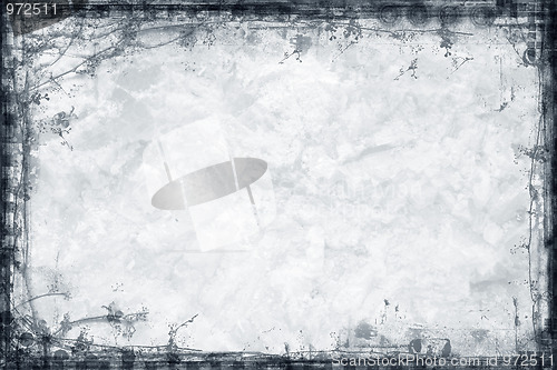 Image of Grunge border and background