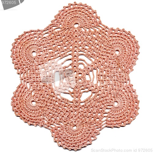 Image of Hand made crocheted doily