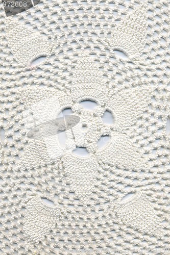Image of Hand made crocheted doily