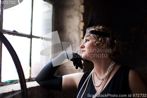 Image of Vintage Style woman Portrait