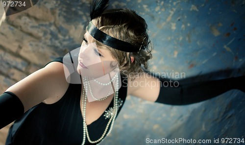 Image of Vintage Style woman Portrait