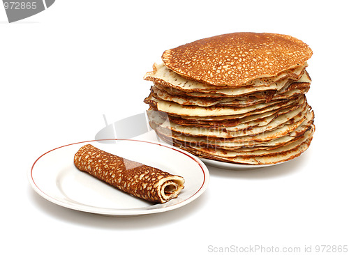 Image of stack of pancakes