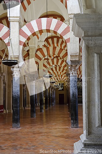 Image of Inside the Mezquita of Cordoba, Spain