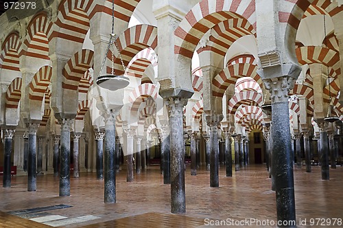 Image of Inside the Mezquita od Cordoba, Spain