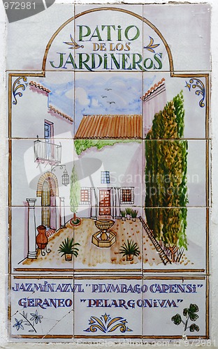 Image of Azulejo in Cordoba