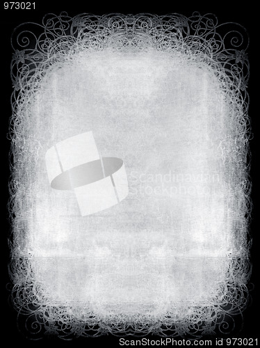 Image of Grunge border and background