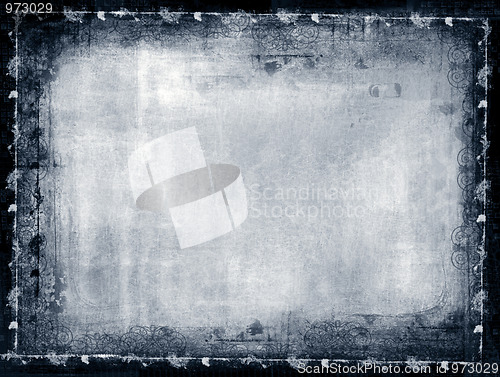 Image of Grunge border and background