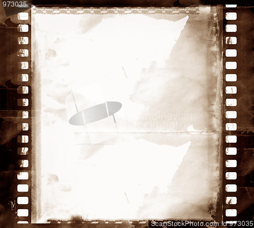 Image of Grunge film frame