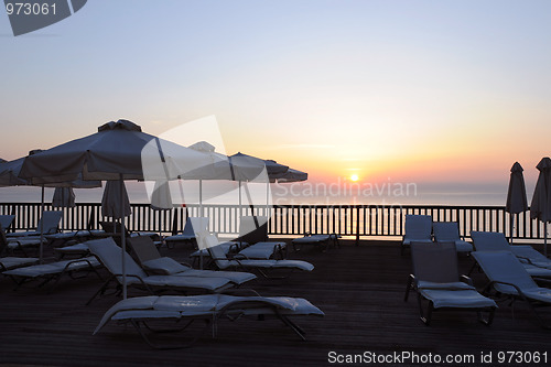 Image of Sun Terrace at Sunrise