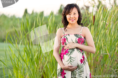 Image of Pregnant asian woman