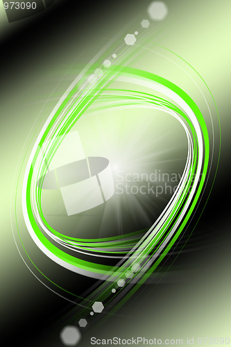 Image of Modern abstract background of green