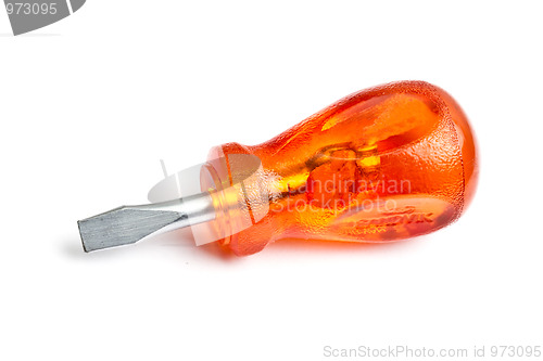 Image of Mini screwdriver isolated on white 