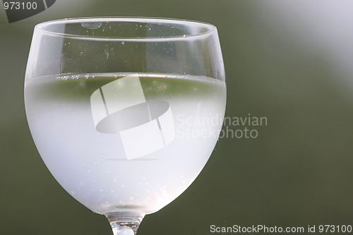 Image of Glass with drink.