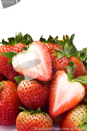 Image of strawberry background 