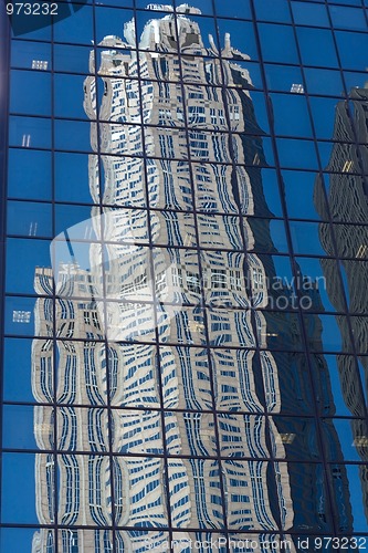 Image of skyscraper reflection