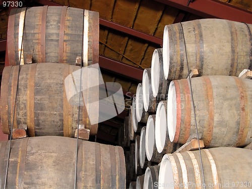 Image of Whisky barrels