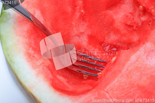 Image of The cutted watermelon