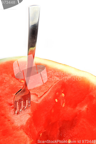 Image of The cutted watermelon