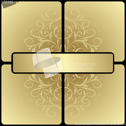 Image of Illustration floral background