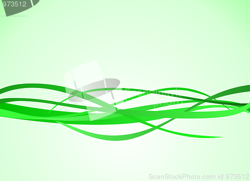 Image of Illustration of Abstract green  background